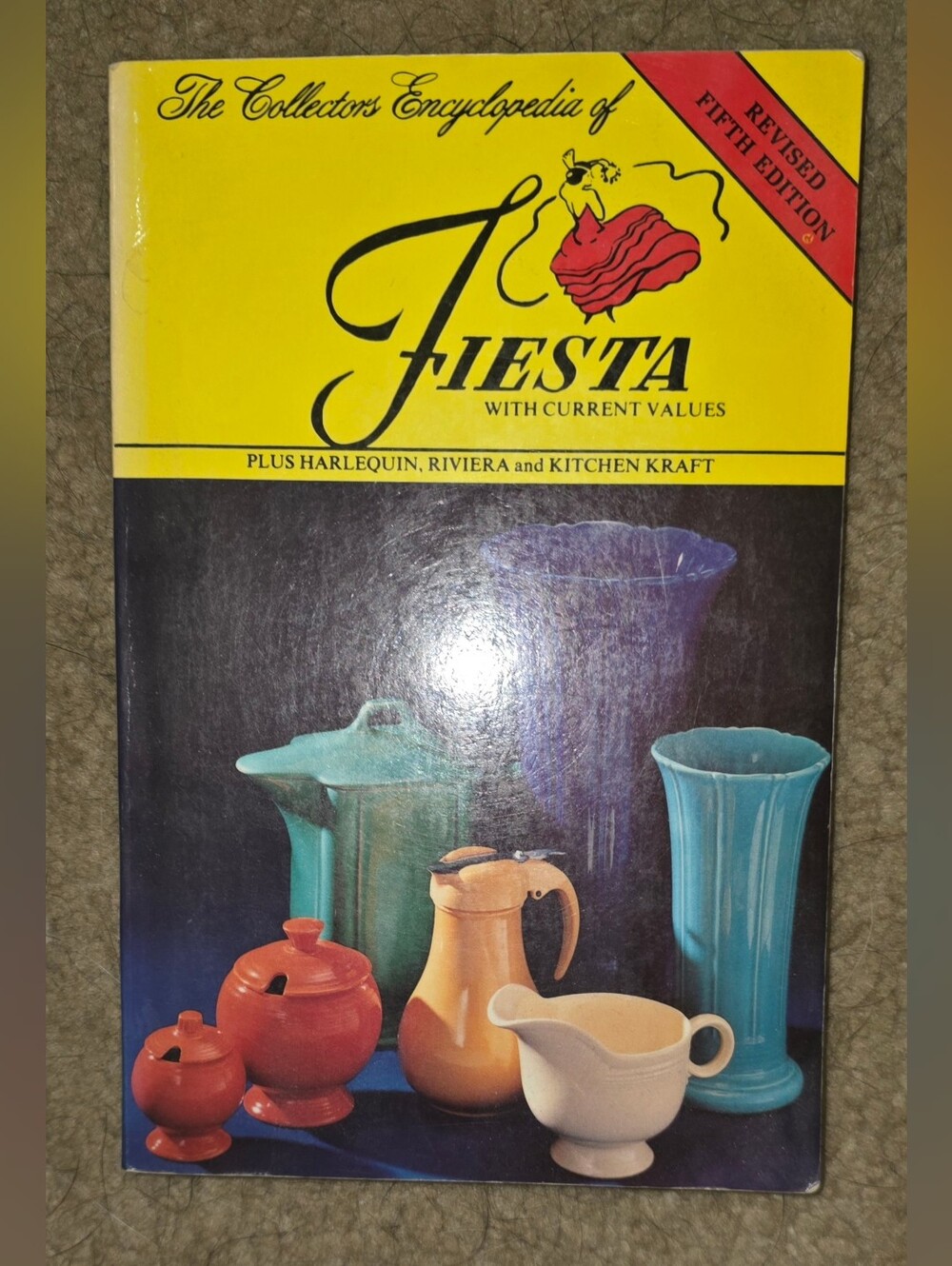 BOOK Collectors Encyclopedia of Fiesta 5th Edition Harlequin Riviera Soft Cover